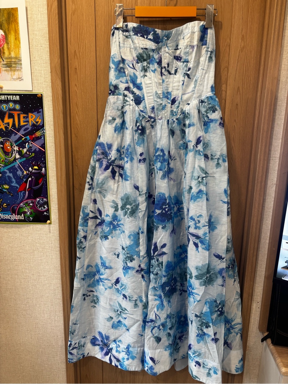 Bardot Lola Corset Midi Dress Size S Floral Feminine Luxury - Picture 2 of 10